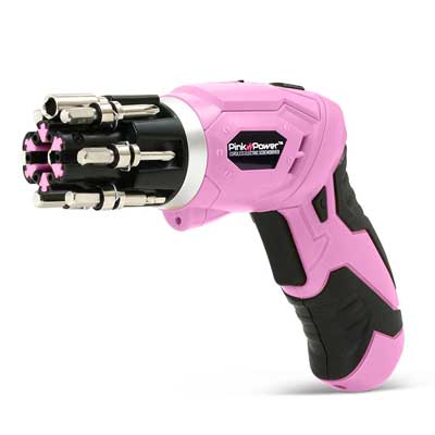 Pink Power 4.8V Screwdriver Set