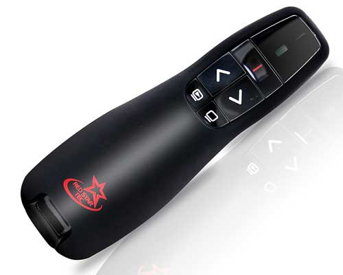 Red Star Tec Wireless PowerPoint and Keynote Presentation Remote Clicker