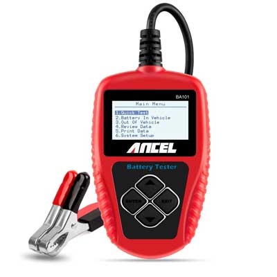 ANCEL BA101 Professional 12V 100-2000 CCA 220AH Automotive Load Battery Tester