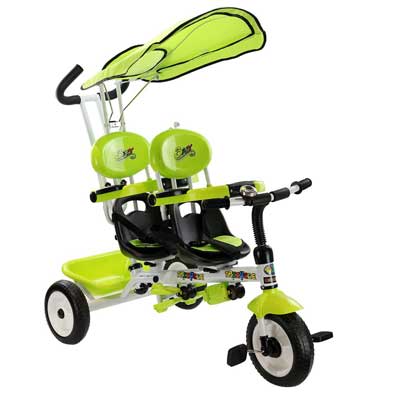 Costzon 4-In-1 Twins Kids Trike