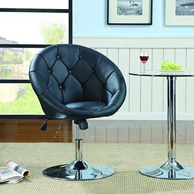 Coaster 102580 Round-Back Swivel Chair