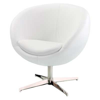 Best Selling Modern Leather Round Back Chair