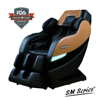 TOP PERFORMANCE KAHUNA SUPERIOR MASSAGE CHAIR WITH NEW SL-TRACK WITH 6 ROLLERS