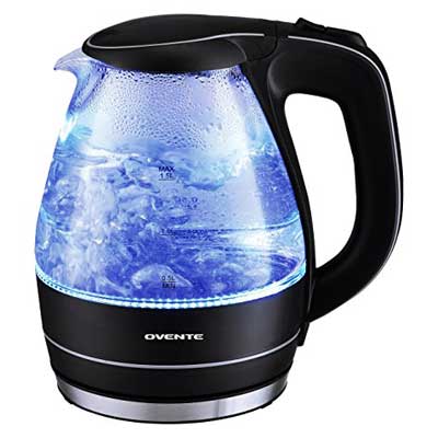 Ovente KG83B Glass Electric Kettle