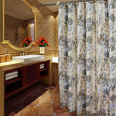 Welwo Water Repellent Water Shower Curtain