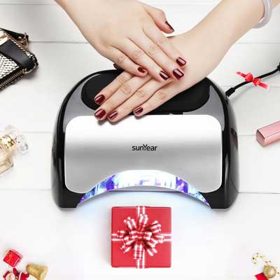 SunYear Upgraded 48W LED UV Nail dryer