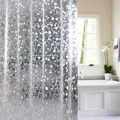 Wimaha 15 Gauge Nontoxic EVA Shower Curtain