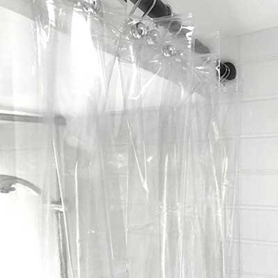 Amazer Mildew Resistant PEVA 8G Shower Curtain Liner
