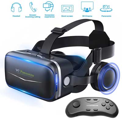 Pansonite Vr Headset with Remote Controller