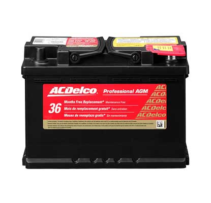 AC Delco 48AGM Professional Automotive BCI Group 48 Battery