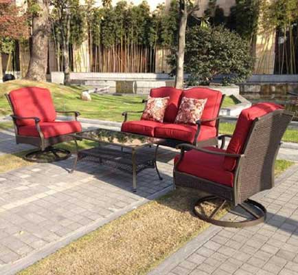 Better Homes and Gardens 4-Piece Patio Conversation Set