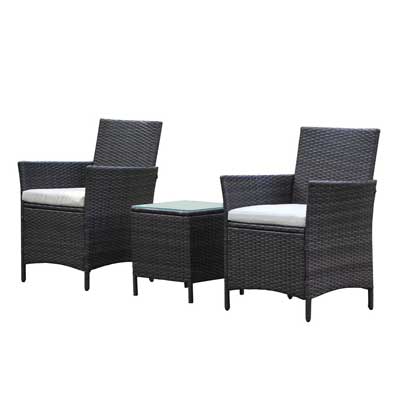 VIVA HOME Patio Rattan Outdoor Garden Furniture Set