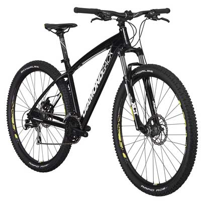 Diamondback Overdrive 29 Hardtail Mountain Bike, Black