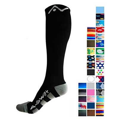 Compression socks (1pair) for women and men by A-swift