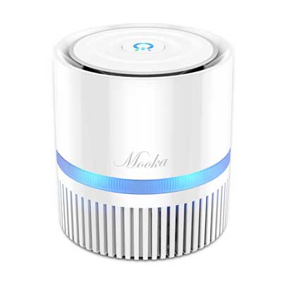 Mooka Compact Air Cleaner with True HEPA Filter