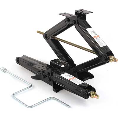 2 Heavy Duty Stabilizer Scissor jacks with handle lift Levelers