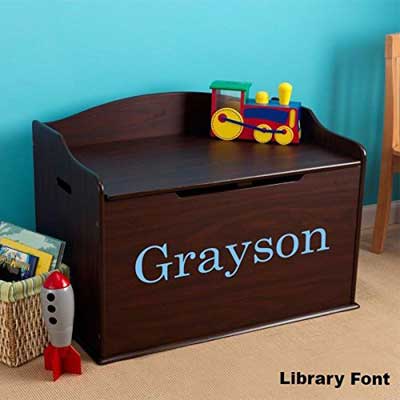 personalized toy box boy