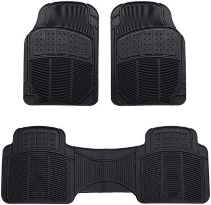 Amazon Basics 3 Piece Car Floor Mat, Black