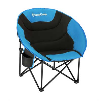 KingCamp Moon Saucer Camping Chair Steel Frame