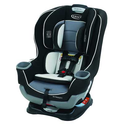 Graco Extend2Fit Convertible Car Seat, Gotham, One Size