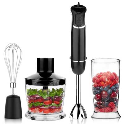 OXA Smart Powerful 4-in-1 Immersion Hand Blender Set