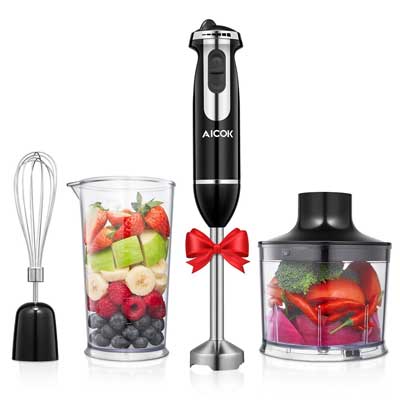 Aicok Immersion 4-in-1 Stick Blender