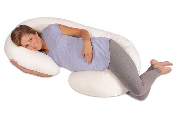 Leachco Snoogle Total Body Pillow, Ivory