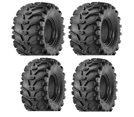 Kenda Bearclaw TIRES, 2 FRONT 25-8-12 & 2 REAR 25-10-12