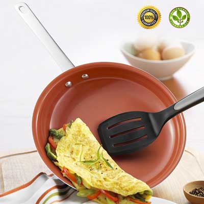 Hommate 9 Inch Nonstick Frying Pan, Omelette Pan