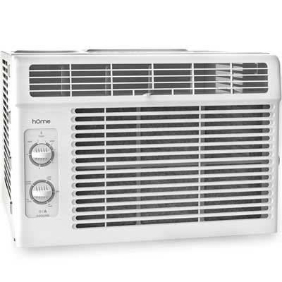 hOmeLabs 7-speed Window-Mounted Air Conditioner, 5,000BTU