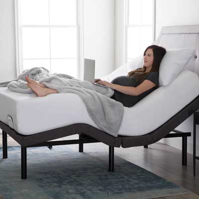 Lucid L300 Adjustable Bed Base - Dual USB Charging, Remote Control