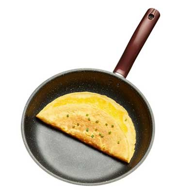 DESLON Omelet Pan Nonstick Quartz Maifan Stone Healthy Frying Pans