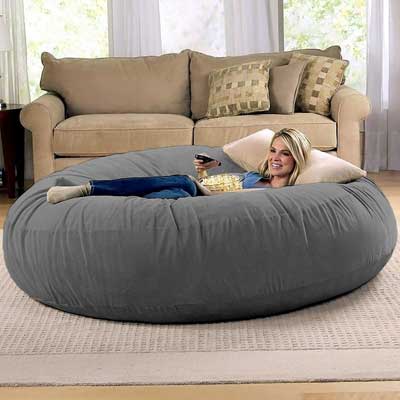 Jaxx 6 Foot Cocoon – Large Bean Bag Chair for Adults