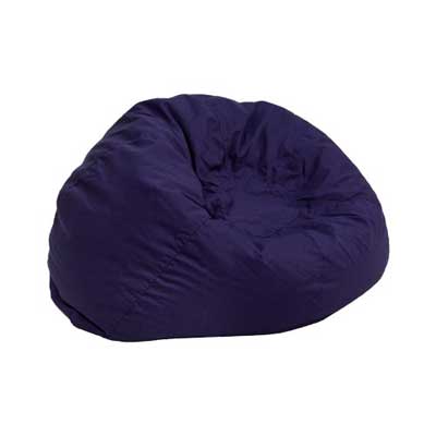 Flash Furniture Small Solid Navy Blue Kids Bean Bag Chair