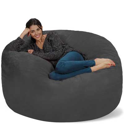 Chill Sack Bean Bag Chair: Giant 5’ Memory Foam