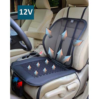 ObboMed SA-4270 Cooling Breathable Air Flow Car Seat Fan Cushion