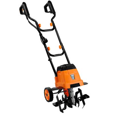 VonHaus 12.5-Inch 7 Amp Electric Garden Tiller and Cultivator