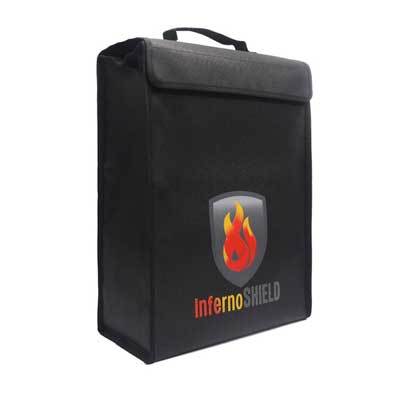 Fireproof Money and Document Bag By INFERNOSHIELD