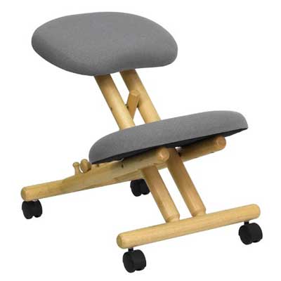 Flash Furniture Wooden Ergonomic Kneeling Posture Office Chair