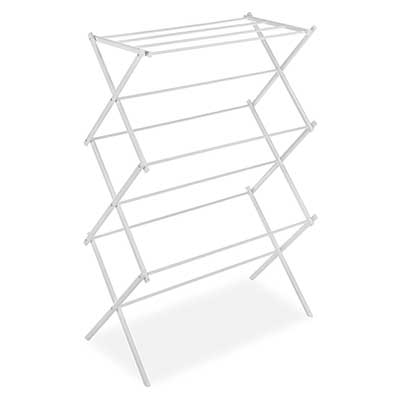 Whitmor Foldable Drying Rack White