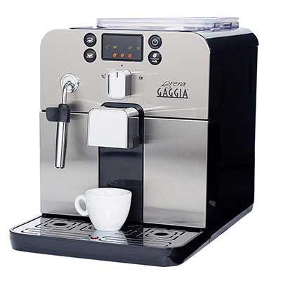 Gaggia Brera Super Automatic Espresso Machine in Black