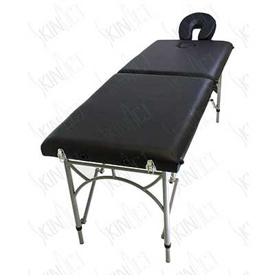 Ultra-Light Weight Supreme Edition Massage Table with Aluminum Frame in Black