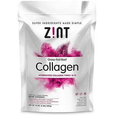 Zint Collagen Powder Collagen Peptides XL Powder Supplement