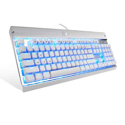 Eagletec KG011 Wired Keyboard USB Natural Ergonomic Mechanical Keyboard