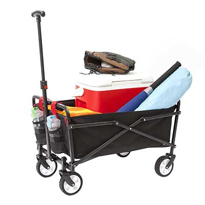 YSC Wagon Garden Folding Utility Shopping Cart