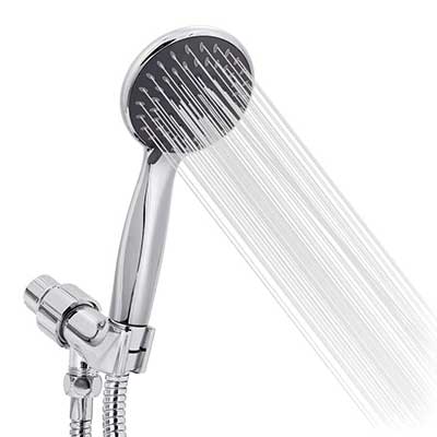 Handheld Shower Head High Pressure 5 Spray Settings Massage Spa Detachable Showerhead