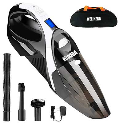 WELIKERA Cordless Handheld Vacuum Stainless Steel Filter