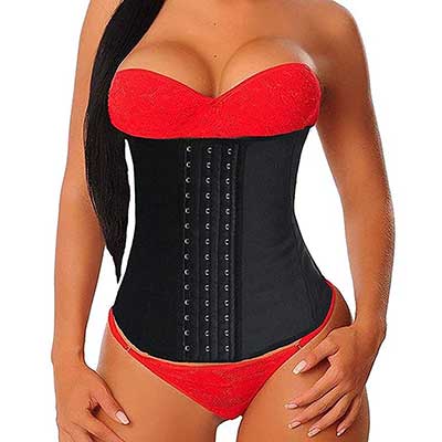 YIANNA Women’s Underbust Latex Sport Girdle Waist Trainer