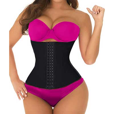 Camellias Women’s Latex Waist Trainer Corset