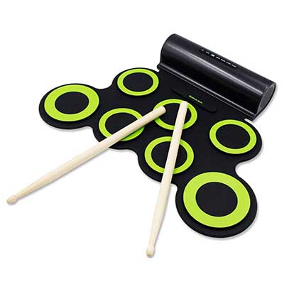 PAXCESS Electronic Drum Set, Roll Up Drum